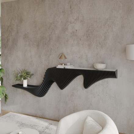 Stylish wooden shelf