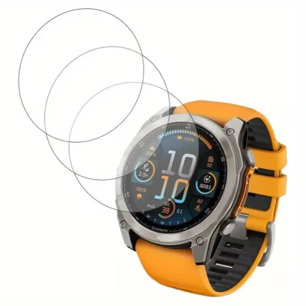 3pcs for Garmin Fenix 8 9H Hardness Tempered Glass Screen Protector Film