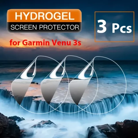 3pcs Screen Protectors for Garmin Venu 3s - Durable Polyethylene Terephthalate Glycol, 2H Hardness