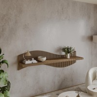 Stylish wooden shelf