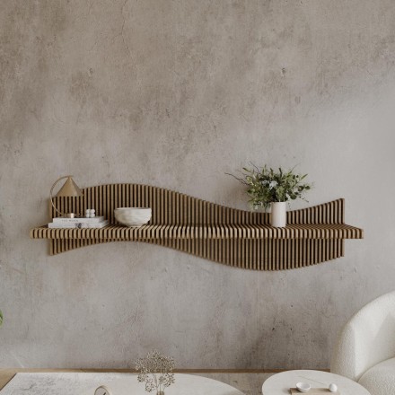 Stylish wooden shelf
