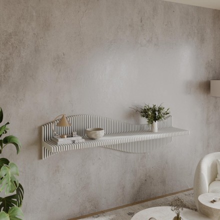 Stylish wooden shelf