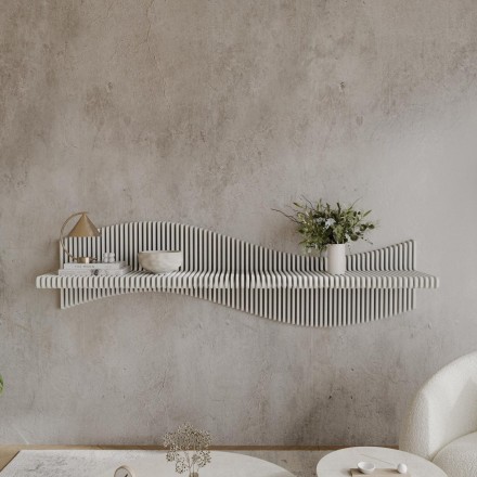 Stylish wooden shelf