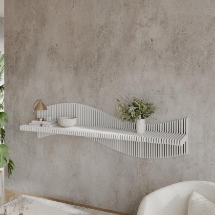 Stylish wooden shelf