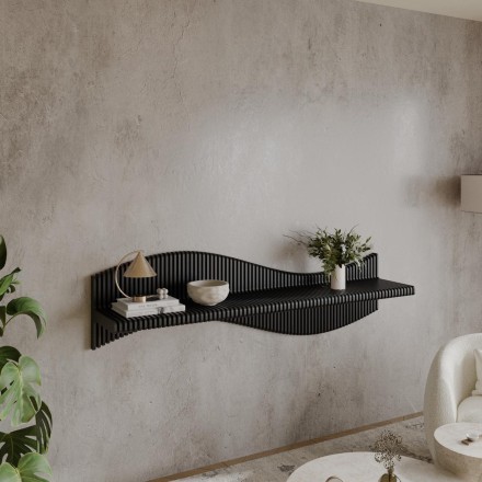 Stylish wooden shelf