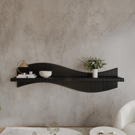 Stylish wooden shelf