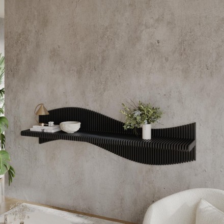 Stylish wooden shelf