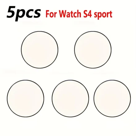 5-Pack Xiaomi Watch S4 Screen Protector, Soft TPU, Glossy 3H Hardness, Scratch-Resistant Composite Film for Smartwatch S4 Sport