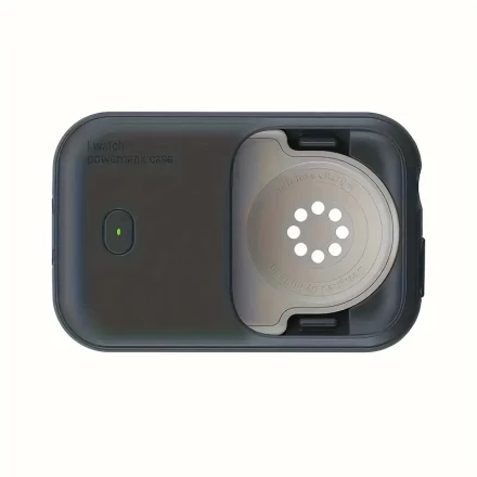 2025 Bestseller: Apple Watch Portable Charging Case - Fast Wireless Charging, Long Battery Life, USB Type-C, Smart LED Indicator, Minimalist Design, Compatible with Series 9/8/7/Ultra/Ultra 2, Lightweight & Durable Silicone Cover, Magnetic Core, Stable Su