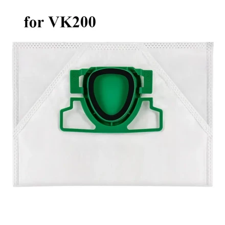 Vacuum Cleaner Dust Collection Bag for Vorwerk Kobold VK200 Replacement Robot Sweeper Parts Large Capacity Non-woven Dust Collection Bag Cleaning Replacement Accessories