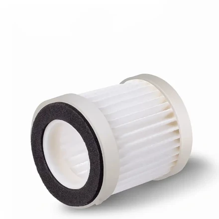 6pcs Konka Haier HEPA Mite Remover Filter Elements - High-Efficiency Nano Air Filters, Black & White, 4.19cm Diameter, Compatible with KONKA Handheld Vacuum Cleaners, Allergen Reduction Filter|Pleated Filter Structure|PVC Construction