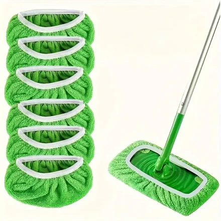 4/1pc Highly Absorbent Set Of Washable And Reusable Mop Pads - Durable And Easy to Store - Suitable for Dry And Wet Floors, Easy to Clean, Cleaning Supplies