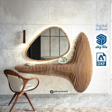 Stylish shelf-table