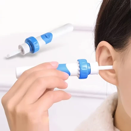 Earwax Cleaner, Battery-Powered Earwax Cleaner, Cleans Ears Safely And Painlessly, Ear Wax Removal Kit