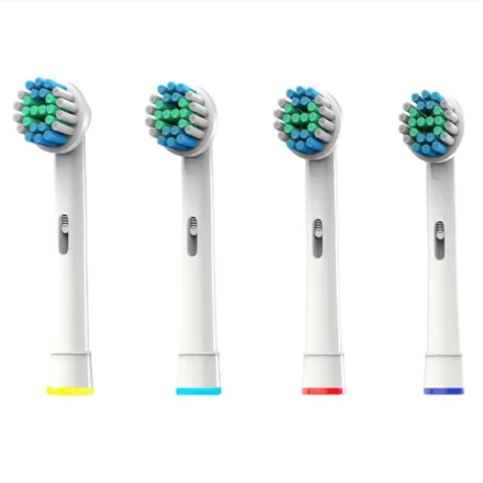 1 pack of 4pcs Toothbrush Replacement Heads for Pro 500/1000/1500/3000/3757/5000/7000/7500/8000