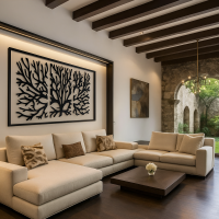 Wall Art with a Tree