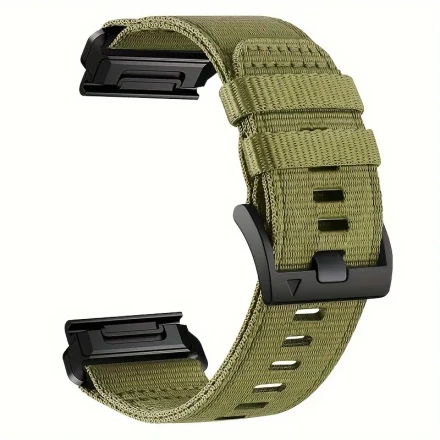 Quickfit Nylon Watch Band 22mm/26mm - Quick Release, Compatible with Garmin Fenix 8, E 7X, Solar 6, Pro 5X, Forerunner Series & More - Durable Smartwatch Replacement Strap, Epix Pro Gen 2, MARQ Gen 2, Enduro 3 2, Tactix 7 Descent Mk3i