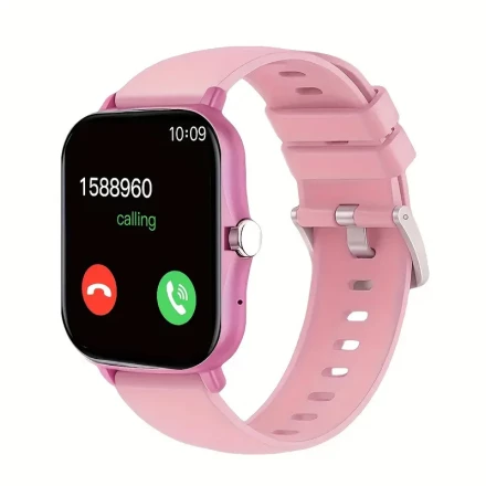 for Smart Watch with Wireless Talk/Receive, Multiple Sports Modes, Sedentary Alert, Weather Forecast, and Message Notifications - Borderless Slim Design, for iPhone and for Android Devices - Ideal Gift for Everyone