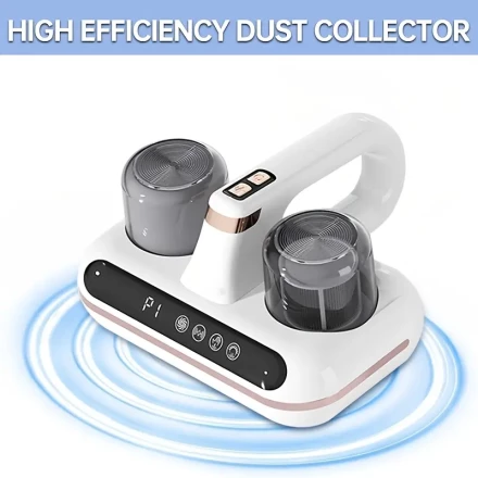 Handheld Bed Vacuum Cleaner, Super Suction and Low Noise, Can Clean HEPA Filter, Cordless Handheld Vacuum Cleaner for Bed, Sofa, Pet Hair and Carpet