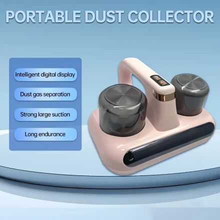 Handheld Bed Vacuum Cleaner, Super Suction and Low Noise, Can Clean HEPA Filter, Cordless Handheld Vacuum Cleaner for Bed, Sofa, Pet Hair and Carpet