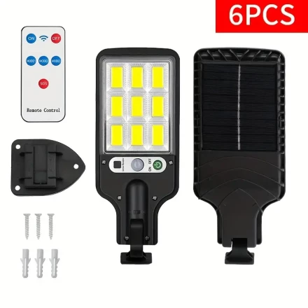 1/2/4/6pcs outdoor solar wall lights -3 lighting modes, motion sensor lights, used for garden wall, terrace path lighting, yard, garden, yard, fence, lane passage lighting