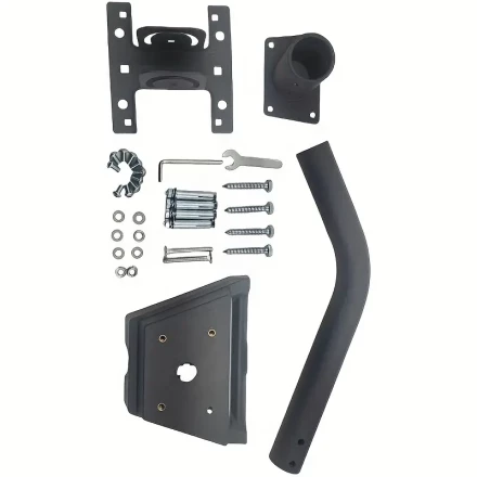 1pc, Starlink Satellite Antenna 3rd Generation Pole Installation Bracket, Easy Installation, Adjustable Angle, Strong and Durable, Safe, Suitable for V3 Satellite Antenna Starlink Gen 3 Bracket, Starlink Roof Bracket, Starlink Pole Bracket, Can Be Easily 