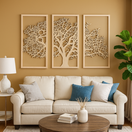 Wall Art with a Tree