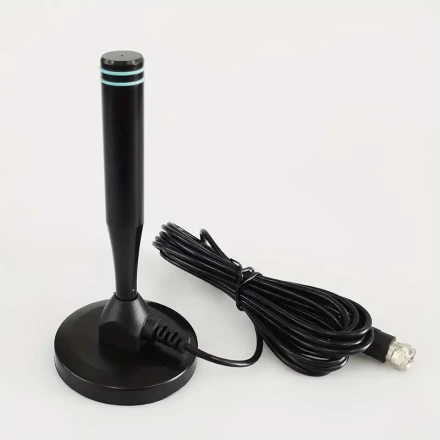 2024 HD Digital TV Antenna for Smart TVs - Indoor/Outdoor with Magnetic Mount, 360° Reception, Supports 4K & 1080P Local Channels