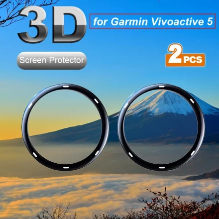 2pcs 3D Screen Protector for Garmin VivoActive 5 Anti-scratch Film