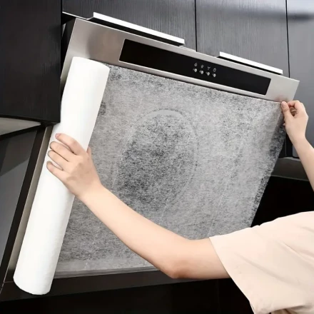 12 Kitchen Range Hood Oil Shields, Oil Absorption Film Oil Absorption Paper Filter, Disposable Side Oil Absorption, Kitchen Supplies