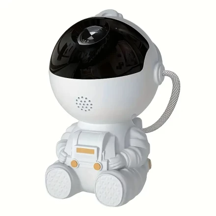 for Galaxy Star Projector LED Lamp with Remote - Dimmable, Color Changing USB-Powered Night Light for Room Decor, Game Room, Home Theater - Astronaut Nebula Design with Infrared Sensor, 1pc