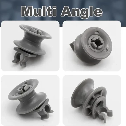 4/8pcs 4581DD3002A Easy Installation Dishwasher Shelf Wheel Dish Roller and Shaft Component Replacement Parts for LG Dishwasher Replacement 4581DD9001B, AP4437685, 1266813