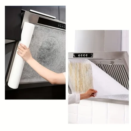 Range Hood Oil Absorption Paper Filter Membrane Disposable Side Suction Oil-Proof Paper Segment Thickened Range Hood Oil Absorption