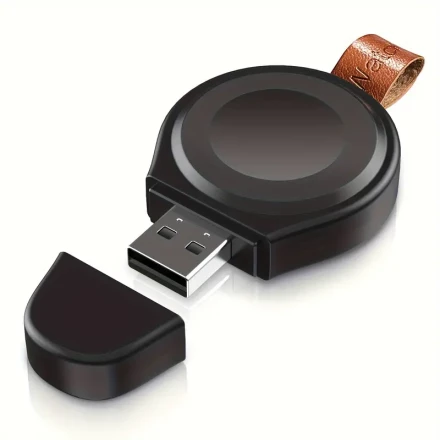 Magnetic Fast Charging iWatch Charger - Portable Wireless USB Travel Adapter, Compatible with 1-9 Series & SE Ultra, Smartwatch Cable & Charger, USB Power, No Battery Included, 36V Max Voltage, Female-to-Female Connector