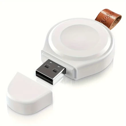 Magnetic Fast Charging iWatch Charger - Portable Wireless USB Travel Adapter, Compatible with 1-9 Series & SE Ultra, Smartwatch Cable & Charger, USB Power, No Battery Included, 36V Max Voltage, Female-to-Female Connector