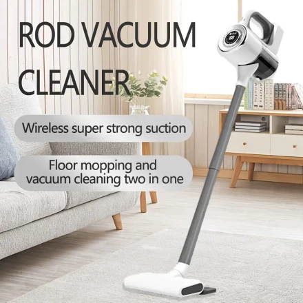 [Compact Size] High-Suction Wireless Handheld Vacuum Cleaner with LED Display, Dual-Use for Home and Car, USB Rechargeable, Quiet Operation, 2000mAh Battery, Home Cleaning Appliance | Versatile Cleaning Tool | Ergonomic Grip, Car Vacuum Cleaner