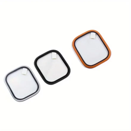 3pcs set for Apple ultra1/2 49mm watch protective film, with tempered glass protective film/metal frame film