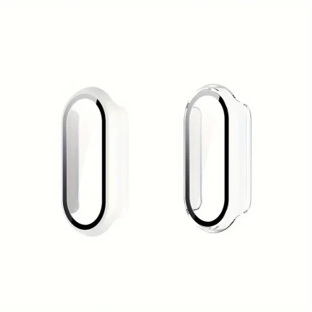 2-Pack Xiaomi Watch 9 Screen Protector Case, Hard PC Shell with Built-in Tempered Glass, Scratch-Resistant Full Coverage Protection