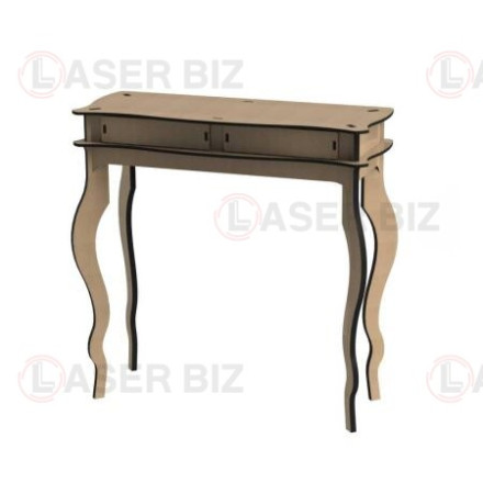 Designer Table with Two Drawers