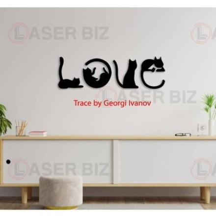 Wall Art with a Cat Love