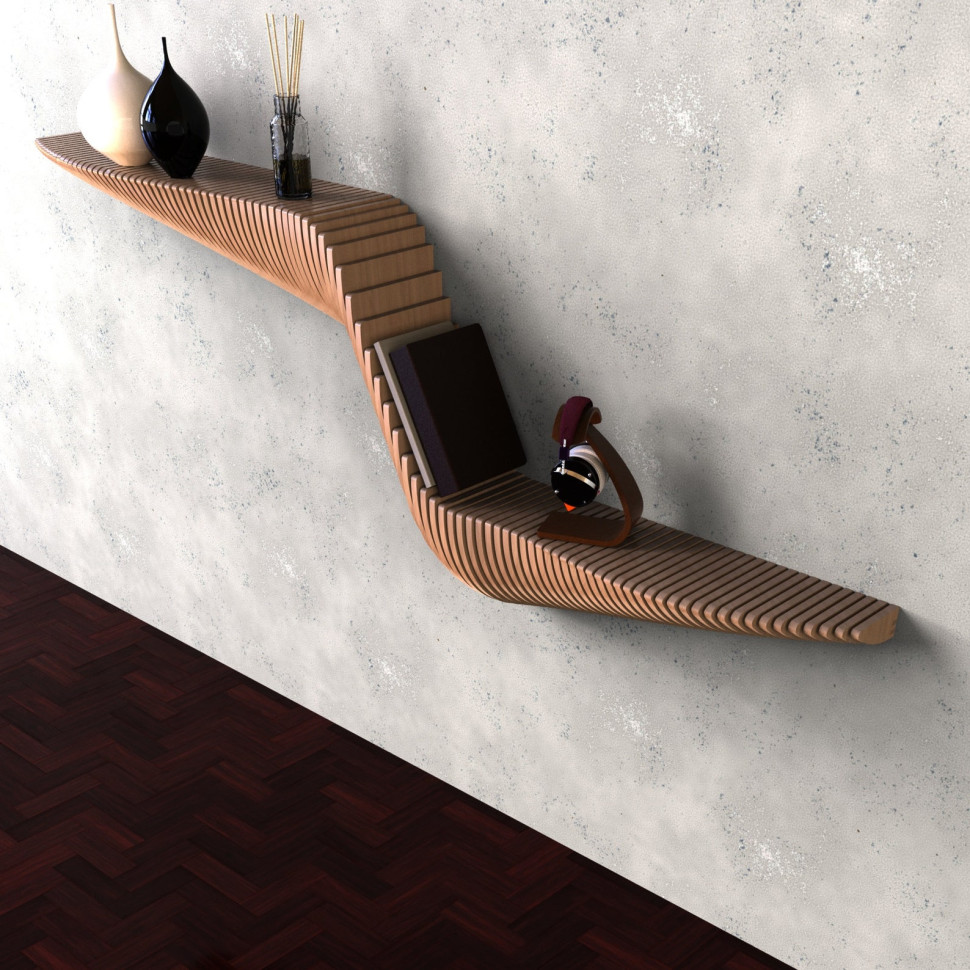 Two-tier stylish shelf