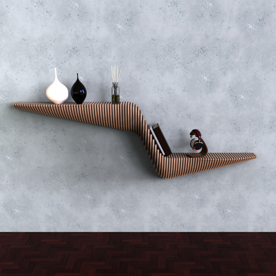 Two-tier stylish shelf