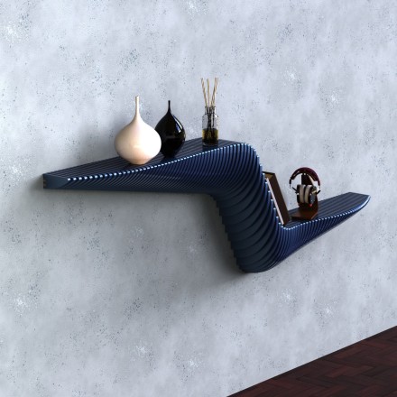 Two-tier stylish shelf