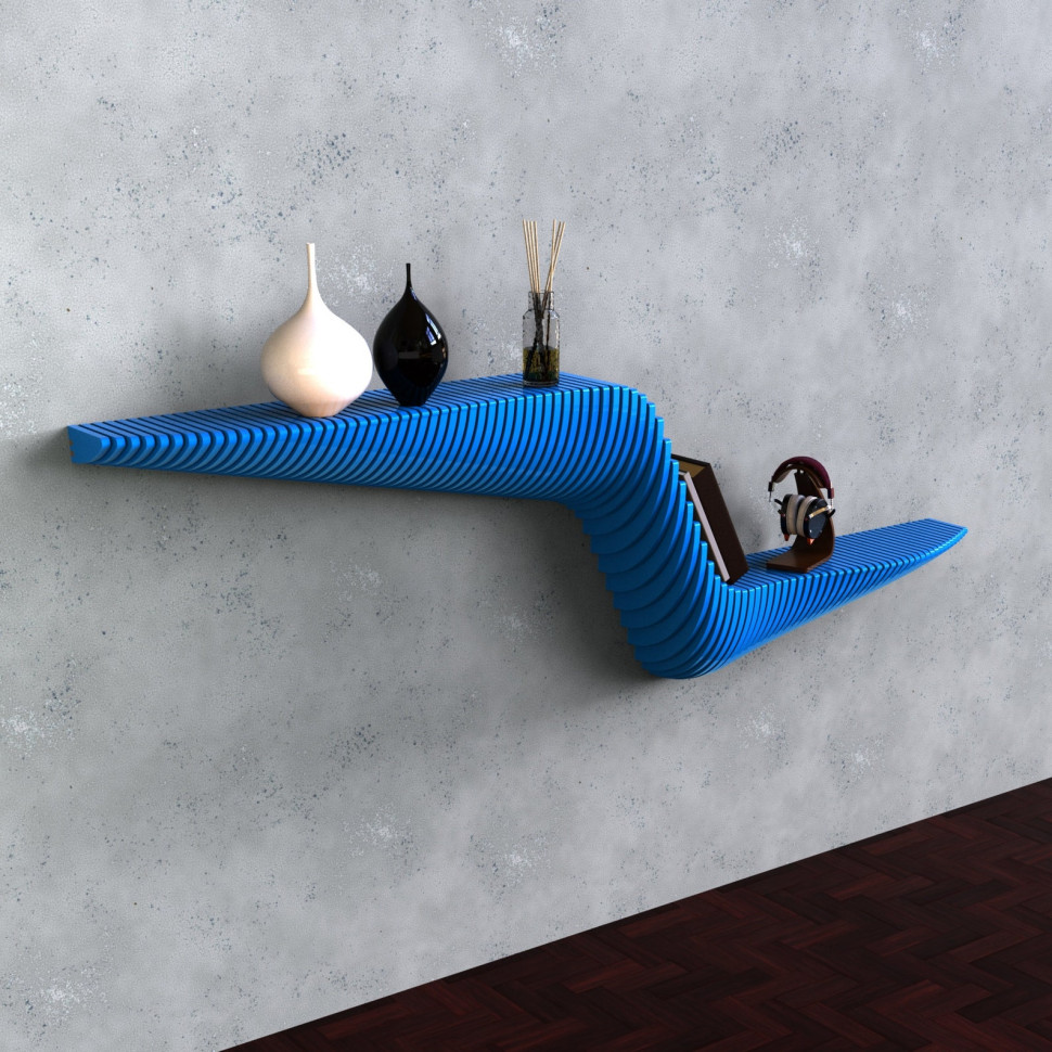 Two-tier stylish shelf