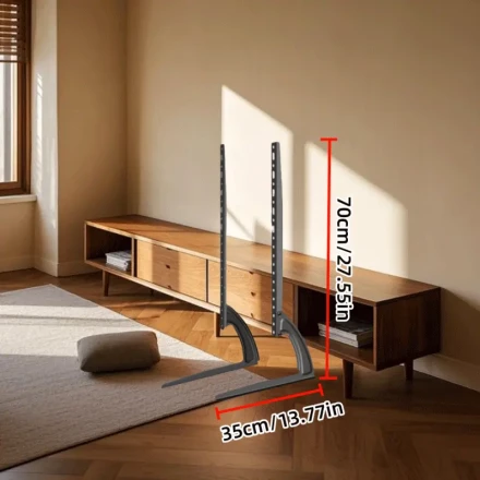 1pc Professional Metal TV Floor Stand for Optimal Visuals - Built with Advanced Stainless Steel Materials and Precise Engineering for Unbeatable Viewing Experience
