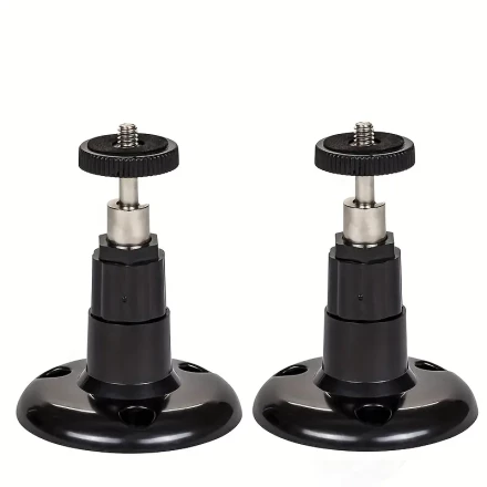 Adjustable Wall Mount for Arlo Pro/Pro 2/Pro 3/Ultra/HD/GO - Indoor/Outdoor Security Camera Bracket, Durable Plastic