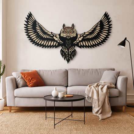 Wall Art with an Owl
