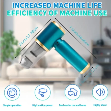 Portable Vacuum Cleaner For Cars, Cordless Vacuum Cleaner, Pet Vacuum Cleaner, Handheld Vacuum Cleaner, Car Vacuum Cleaner, Used For Car Charging, Household Car Vacuum Cleaner