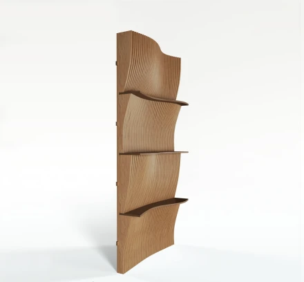 Large multi-level wall shelf