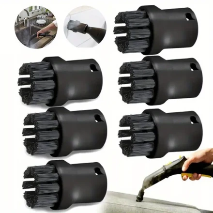 6pcs Round Brushes Nozzle for Karcher SC1 SC2 SC3 SC4-7 Steam Cleaner Accessories